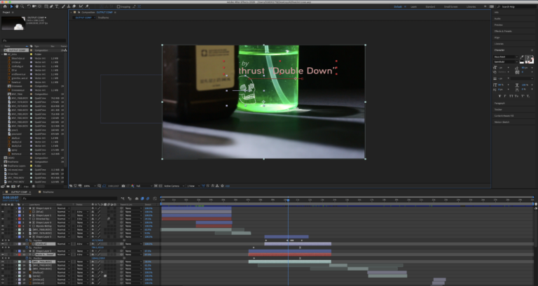 Title Sequence Motion graphics Editing