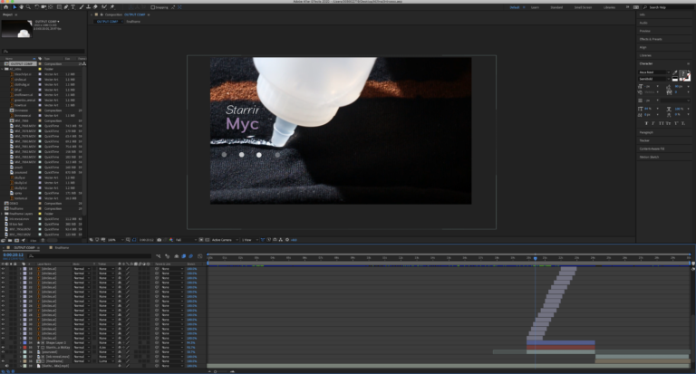 Title Sequence Motion graphics Editing