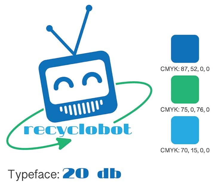 Recyclobot Branding logo